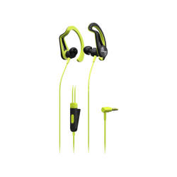 Sport fejhallgató | PIONEER SE-E5 T-Y Vezetékes sport fülhallgató, vezetékbe épített távirányítóval, sárga színben