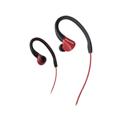 Pioneer | PIONEER SE-E3 - Kopfhörer mit Ohrbügel (In-ear, Rot)