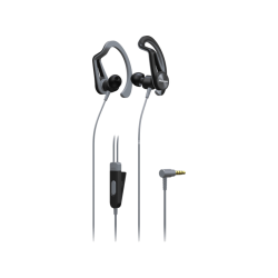 Sport fejhallgató | PIONEER SE-E5 T-H Vezetékes sport fülhallgató, vezetékbe épített távirányítóval, szürke színben