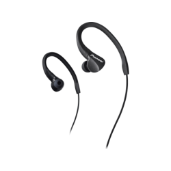 Pioneer | PIONEER SE-E3 - Kopfhörer mit Ohrbügel (In-ear, Schwarz)