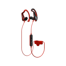 Sport fejhallgató | PIONEER SE-E7 BT-R Sport bluetooth sport fülhallgató, vezetékbe épített távirányítóval, piros színben