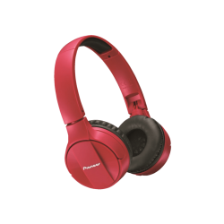 PIONEER SE-MJ553BT - Bluetooth Kopfhörer (On-ear, Rot)