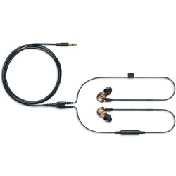 Shure SE535 Sound-Isolating In-Ear Stereo Headphones with Bluetooth and 3.5mm In-Line Remote/Mic Cables (Bronze)