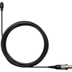 Shure | Shure TwinPlex TL47 Omnidirectional Lavalier Microphone with Accessories (LEMO, Black)