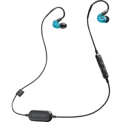 Shure SE215-BT1 Sound-Isolating Earphones with RMCE-BT1 Bluetooth Cable (Blue)