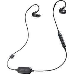 Bluetooth Kopfhörer | Shure SE215-BT1 Sound-Isolating Earphones with RMCE-BT1 Bluetooth Cable (Black)