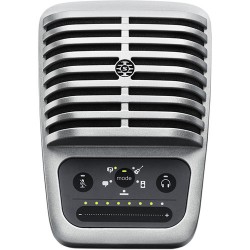 Shure | Shure MOTIV MV51 Digital Large-Diaphragm Condenser Microphone (Silver)