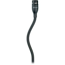 Shure | Shure MX202BP/C - Plate Mount Cardioid Hanging Condenser Microphone (Black)
