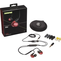 Shure SE535LTD Special Edition Sound-Isolating Earphones with 3.5mm Remote/Mic Cable (Red)
