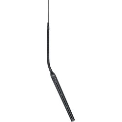Shure | Shure Microflex Mini-Shotgun Cartridge Condenser Microphone with Backplate Preamp (Black)