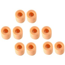 Shure | Shure PA752M Medium Orange Foam Sleeves for Shure E2 Earphones (5 Pairs)