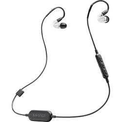 Shure SE215-BT1 Sound-Isolating Earphones with RMCE-BT1 Bluetooth Cable (Clear)