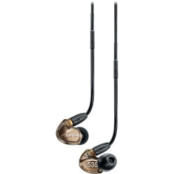 Shure SE535 Sound-Isolating In-Ear Stereo Headphones with 3.5mm Audio Cable (Metallic Bronze)