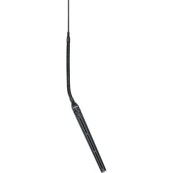 Shure | Shure Microflex Mini-Shotgun Cartridge Condenser Microphone with In-Line Preamp (Black)