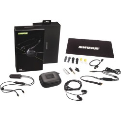 Casque Bluetooth | Shure SE846 Sound-Isolating Earphones with Bluetooth 5.0 and Wired Accessory Cables (Black)