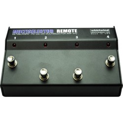 Whirlwind | Whirlwind Remote with Stomp Box-Style Footswitch for MultiSelector AMP Rack Mount Unit