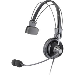 Intercom Headsets | Otto Engineering V4-SP2KB5 Lightwight Premium Single Ear, Mini PTT, Noise Canceling Boom Microphone (Kenwood/KB)