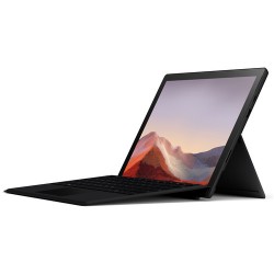 Microsoft | Microsoft 12.3 Multi-Touch Surface Pro 7 Matte Black Bundle with Black Surface Pro Type Cover