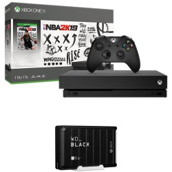 Microsoft Xbox One X NBA 2K19 Bundle & 12TB WD_BLACK D10 Game Drive Kit