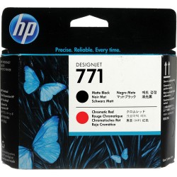 HP 771 Matte Black & Red Designjet Printhead