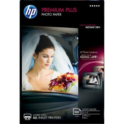 HP | HP Premium Plus Soft-Gloss Photo Paper (4.0 x 6.0, 100 Sheets)