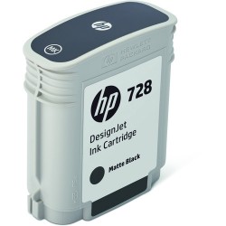 HP 728 Matte Black DesignJet Ink Cartridge (69ml)