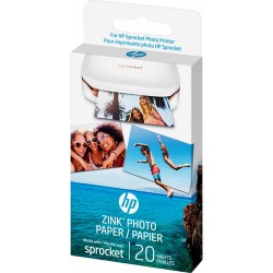 HP 2 x 3 ZINK Sticky-Backed Photo Paper (2 x 10 Sheets)