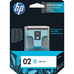 HP | HP 02 Light Cyan Inkjet Print Cartridge (5.5ml)
