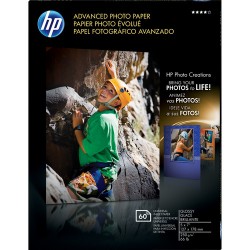 HP | HP Advanced Photo Paper (Glossy) for Inkjet - 5x7 - 60 Sheets