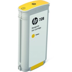 HP 728 Yellow DesignJet Ink Cartridge (130ml)