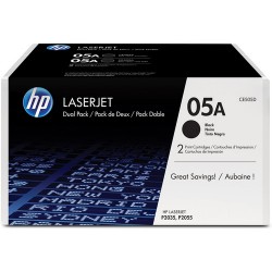 HP | HP 05A LaserJet Black Toner Cartridge Dual Pack