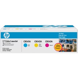 HP | HP 125A Tri-Pack LaserJet Toner Cartridges (Cyan,Yellow, Magenta) (CE259A)