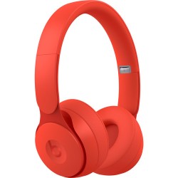 Beats by Dr. Dre Solo Pro Wireless Noise-Canceling On-Ear Headphones (Red, More Matte Collection)
