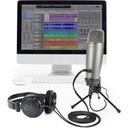 Samson C01U Pro USB Studio Microphone Recording Pack with Headphones and Software