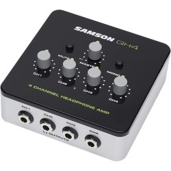 Headphone Amplifiers | Samson QH4 4-Channel Headphone Amplifier