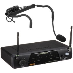 Samson AirLine 77 AH1 Fitness Headset Wireless Microphone System (K1: 489.500 MHz)