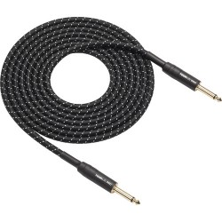 Samson | Samson Tourtek Pro TPIW Series Woven Fabric 1/4 Male to 1/4 Male Instrument Cable (10')
