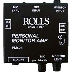 Hoofdtelefoonversterkers | Rolls PM50s - Personal Monitor Amplifier