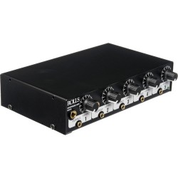 Hoofdtelefoonversterkers | Rolls RA53B - 5-Channel 1/2 Space Rackmount Stereo Headphone Amplifier