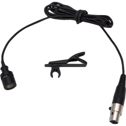 Pyle Pro PLMS30 Wired Lavalier Mini XLR Uni-Directional Microphone for Shure System