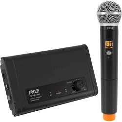 Pyle Pro | Pyle Pro Compact Single Channel UHF Hand Held Microphone System Set