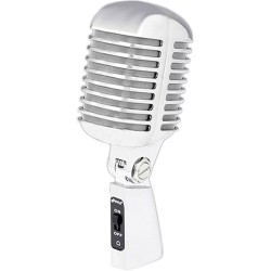 Pyle Pro | Pyle Pro PDMICR42SL Retro-Style Dynamic Vocal Microphone (Silver)