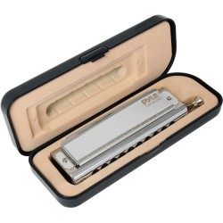Pyle Pro | Pyle Pro Classic-Style Chromatic Harmonica with Stainless Steel Cover Plate