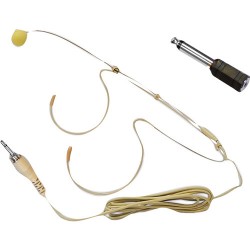 Pyle Pro | Pyle Pro PMHM2 Omnidirectional Headworn Microphone with 3.5mm Connector (Beige)