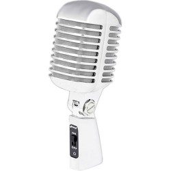 Pyle Pro | Pyle Pro Classic Retro Dynamic Vocal Microphone with 16' XLR Cable (Silver)