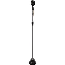 Pyle Pro PDMICR70BK Classic Retro Vintage Style Microphone & Swing Stand (Black)