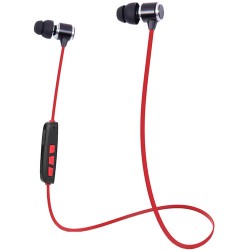 koptelefoon | Tera Grand Bluetooth 4.1 Wireless Sport Earphones, Noise Cancelling (Black,Red)