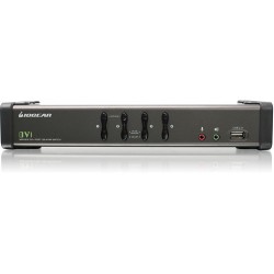 IOGEAR | IOGEAR GCS1104 4-Port USB DVI KVMP Switch with Audio and Cables