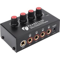 Amplificateurs pour Casques | Pearstone HBOX-4000 4-Channel Stereo Headphone Amplifier