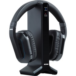 Wireless TV Headphones | ION Audio Telesounds Wireless Headphone System with Transmitter Base